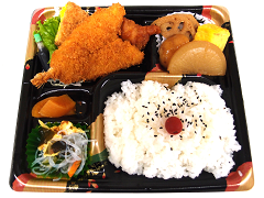 アジフライ弁当